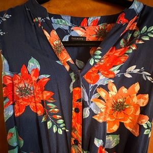 Talbots Sleeveless floor length dress